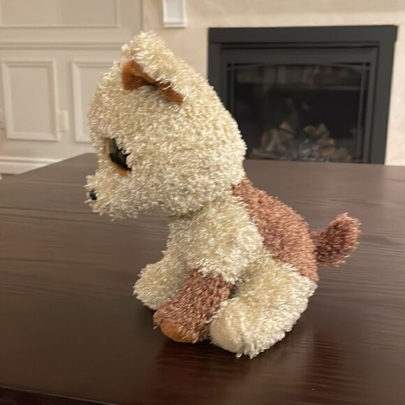 Rootbeer the Curly Hair Dog Ty Beanie Boo Great Condition 11” tall Purple tag - Picture 5 of 7